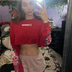 L’amour crop top